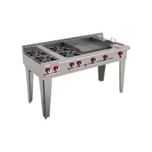 ESTUFAS MULTIPLES AQUILES (a gas) - EM-M-C-TOP
